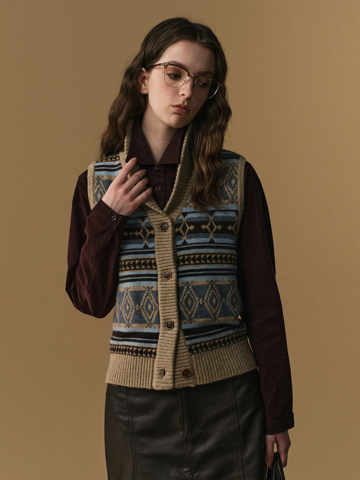 cllomagy-dark-purple-cotton-button-up-shirt-03