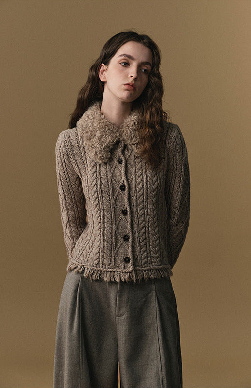 cllomagy-khaki-textured-collar-knit-cardigan-02